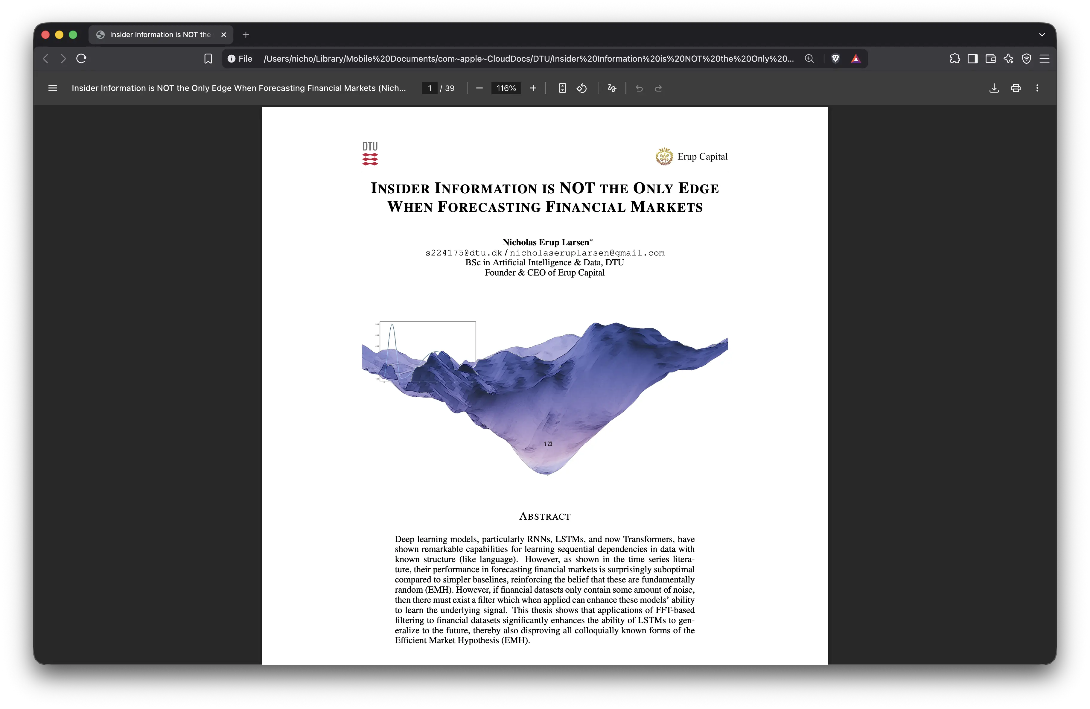 Algorithmic trading system bachelor's thesis